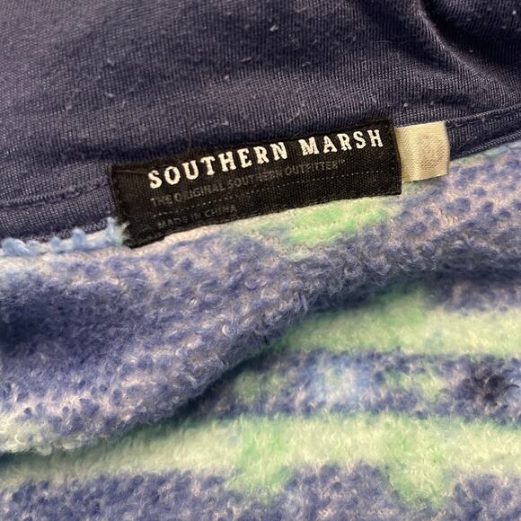 Southern Marsh Aztec Harbuck Fleece 1/4 Zip Pullover Men's Medium Women's Large - Picture 2 of 7